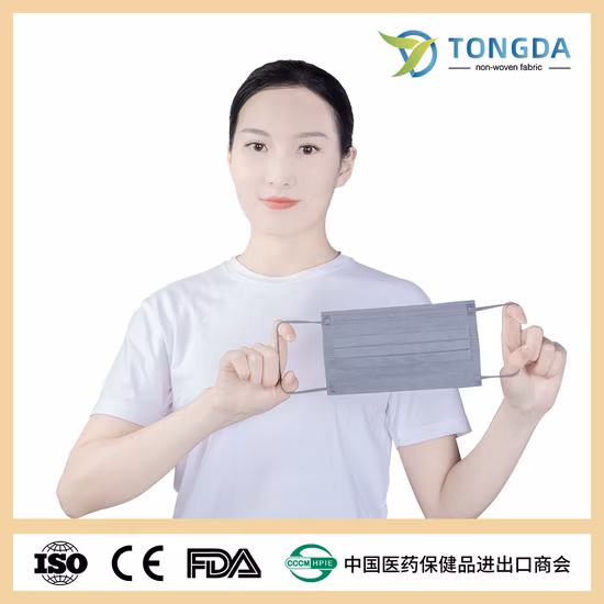 Surgical/Hospital/Medical/Dental Protective Safety Nonwoven 3ply Disposable Face Mask