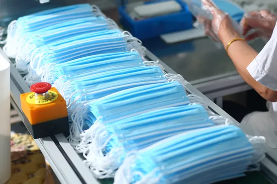 SJ En14683 FDA High Quality Face Mask 3ply Disposable Comfortable Earloop Medical Mask